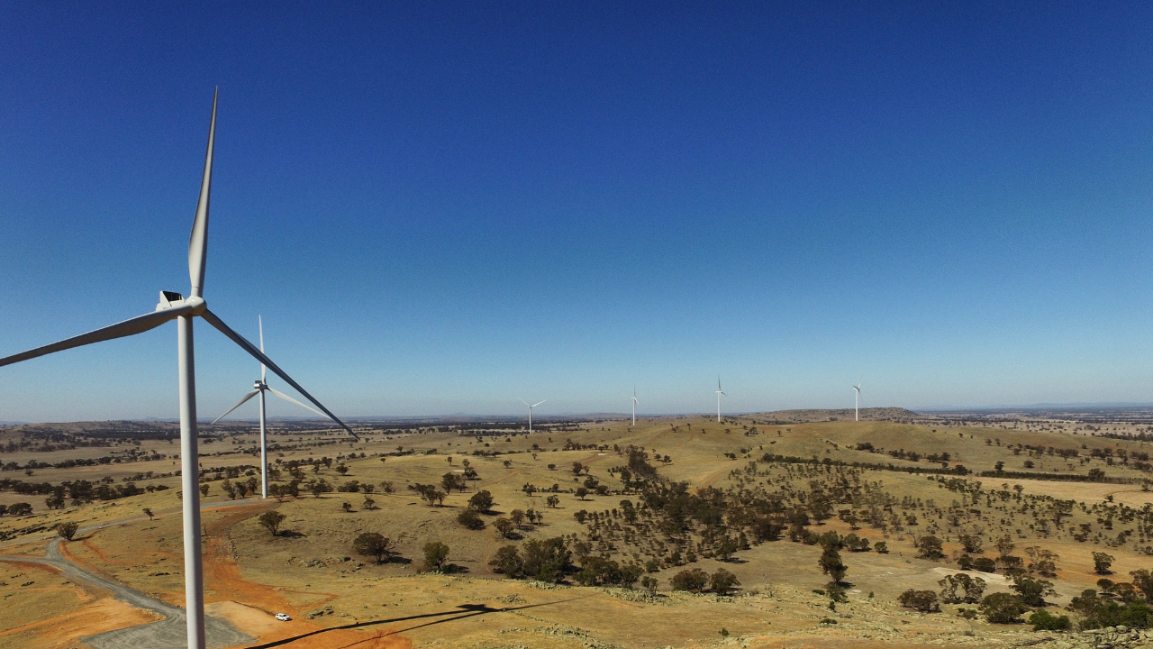 Wind turbines in regional Victoria Wind turbines in regional Victoria